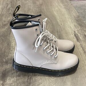 Dr. Martens Zavala Women's Cream Combat Boots